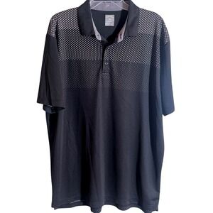 Callaway Black‎ Opti Dri Technology Geometric Performance Golf Athletic Shirt XL